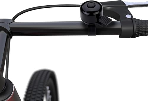 Fahrradklingel Mini Fahrradklingel Laut 120 Dezibel Mountainbike Rennrad Radsportklingel Klarer Klang Geeignet für Erwachsene Kinder Jungen Mädchen (Rot)