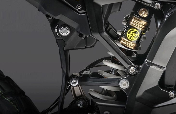 Leistungsstarkes Elektromotorrad – 95 km/h, 74V Akku